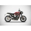 ZARD Conical Dual Slip-ons for the Triumph Speed Twin 1200 and Thuxton R / RS